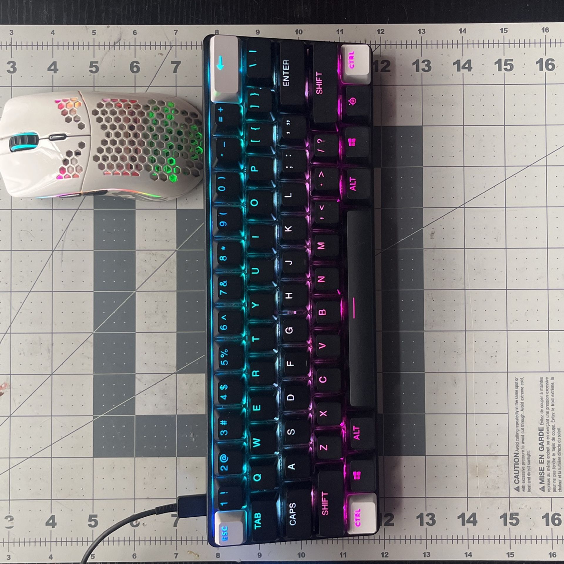 Apex Mini Keyboard And Glorious Model O Mouse