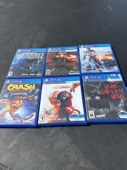 6 Ps4 Games $20 Each