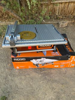 RIDGID
6.5-Amp 7 in. Blade Corded Table Top Wet Tile Saw