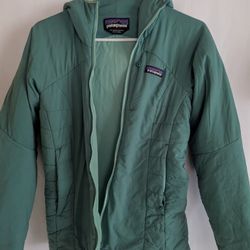 Women's XS Patagonia Hooded Jacket Insulated Micro Puffer Ultralight Base Layer Snowboarding Hiking Camping REI Columbia North Face Marmot Rab Snow