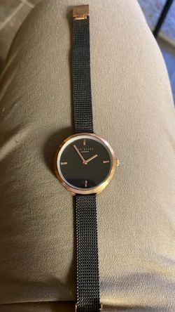 Ted Baker London Watch Black Mesh Band