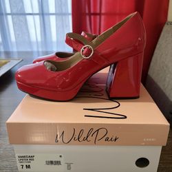 Mary Jane Red Heels