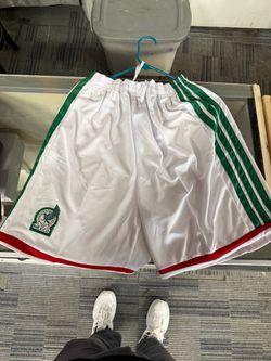 Mexico National Soccer Team Shorts Black or White