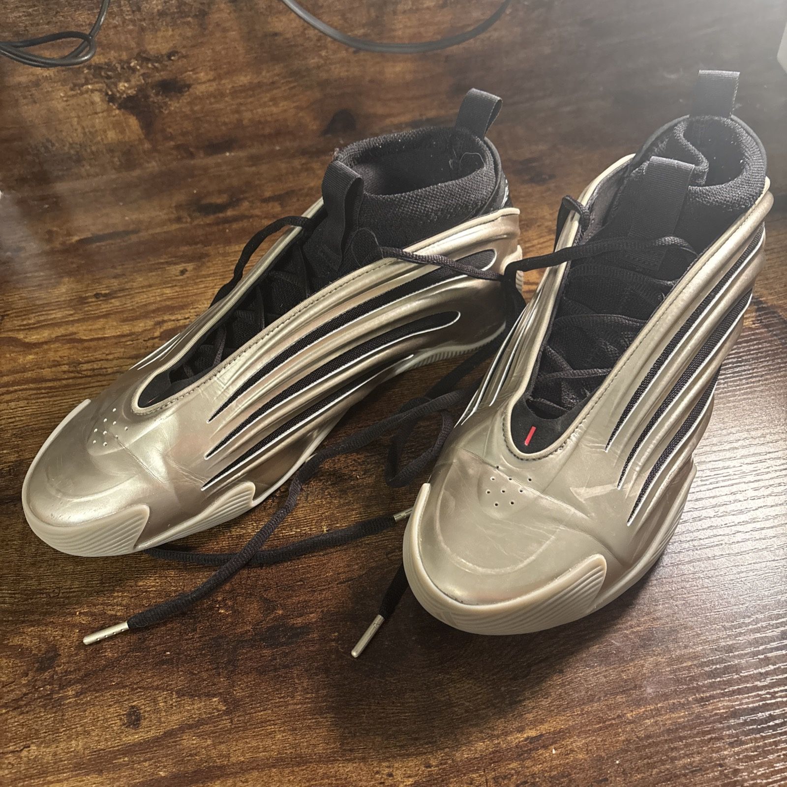 adidas Harden Volume 9 Men's Basketball Shoes — Cyber Metallic — Used