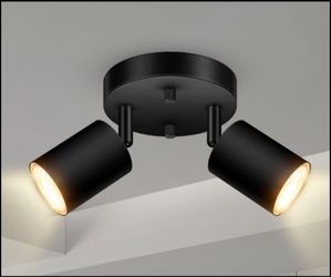 Modern Matte Black Track Lighting – New in Box