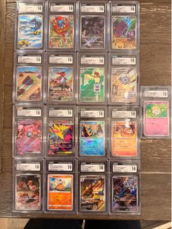 CGC Gem Mint 10 Japanese Pokémon graded slabs