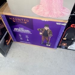 6-ft Gary the Grave Digger Motion Activated Lighted Animatronic halloween