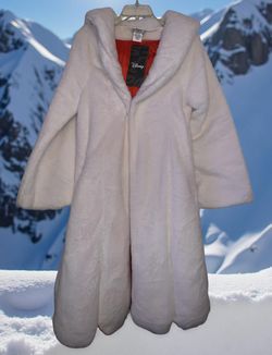 Disney Faux Fur Cruella Deville Coat Size Medium NWT