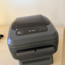 Zebra Label Printer ZP505 + 1 Roll Of Paper 