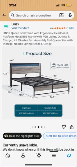 Bed frame