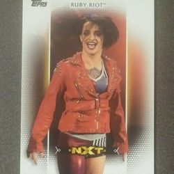 Topps 2017 NXT Ruby Riot #R-11 Superstar WWE Women's Division Card Wrestle World Wrestling Sports Collectible Trading Pro Professional