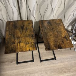 C-shaped End Table Set Of Two