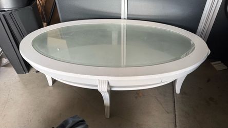 White coffee table