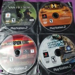 PS2 Games. Untested. Selling As Is.