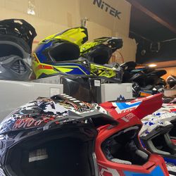 Off Road Dirt Bike Motorcycle Helmets $70+