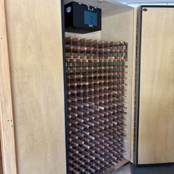 Custom 600 bottle wine cellar cabinet