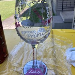 LOVE MY WINE GLASS BY LOLITA ~ NEW