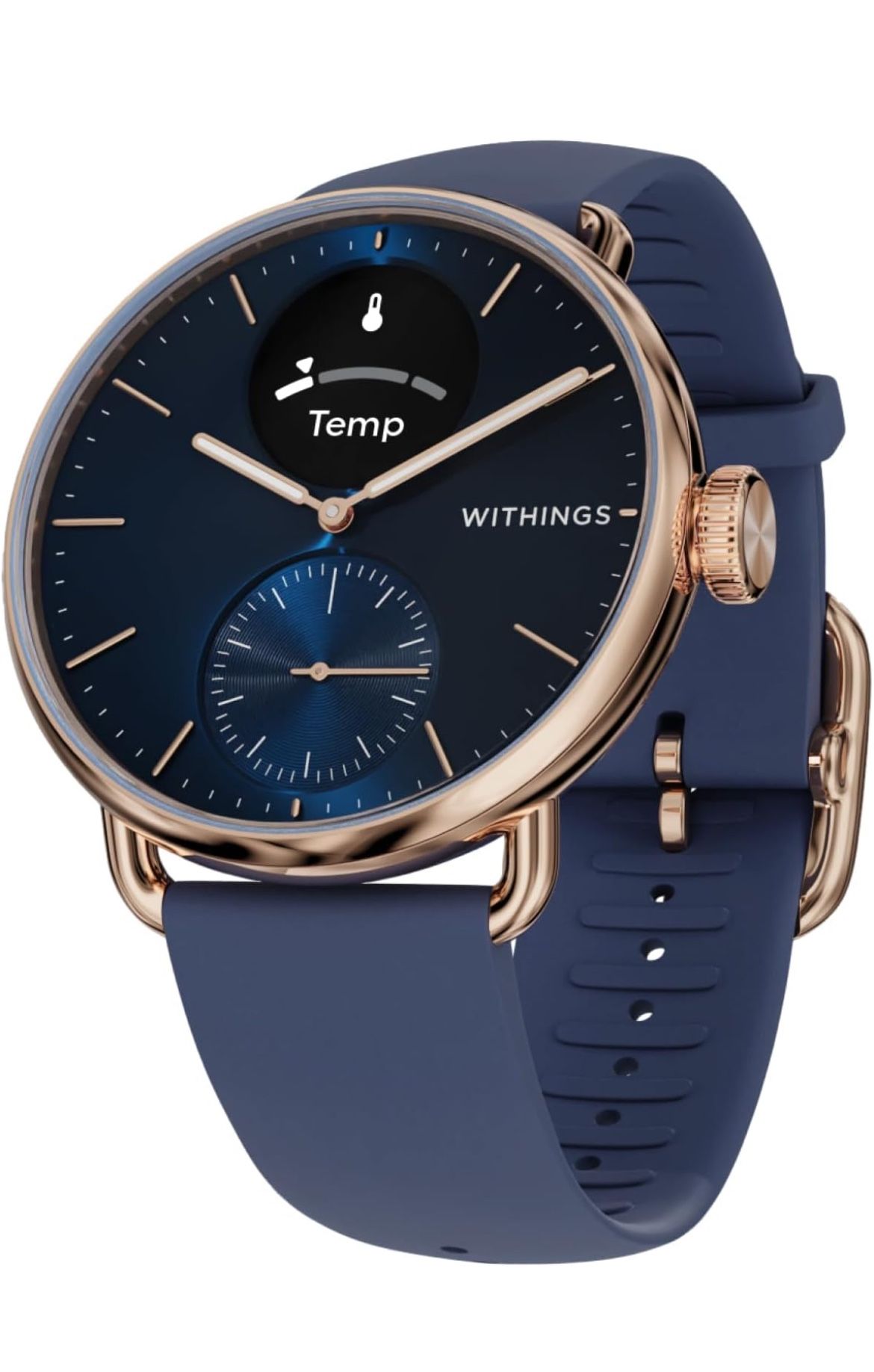 Withings ScanWatch Hybrid Smart Watch, Heart Rate Monitoring