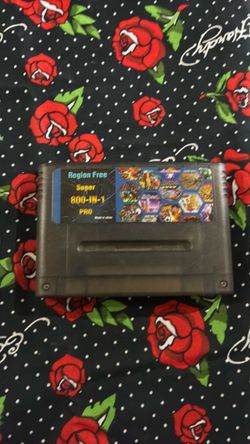 Super 800-in-1 Pro SNES Game Cartridge