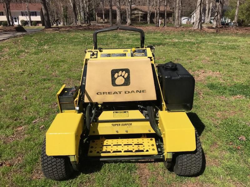 Great Dane super surfer stand on zero turn mower for Sale in Charlotte, NC  - OfferUp