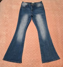 Blue Asphalt Low Rise Flared Jeans Womens Size 11 Y2K Style Denim Bottoms