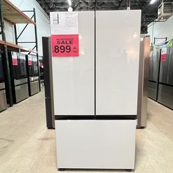 white glass bespoke refrigerator 2 and 3 doors 🤯 - refrigerador blancos de vidrio samsung
