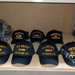 Veterans Hat Pack All 7 For $35