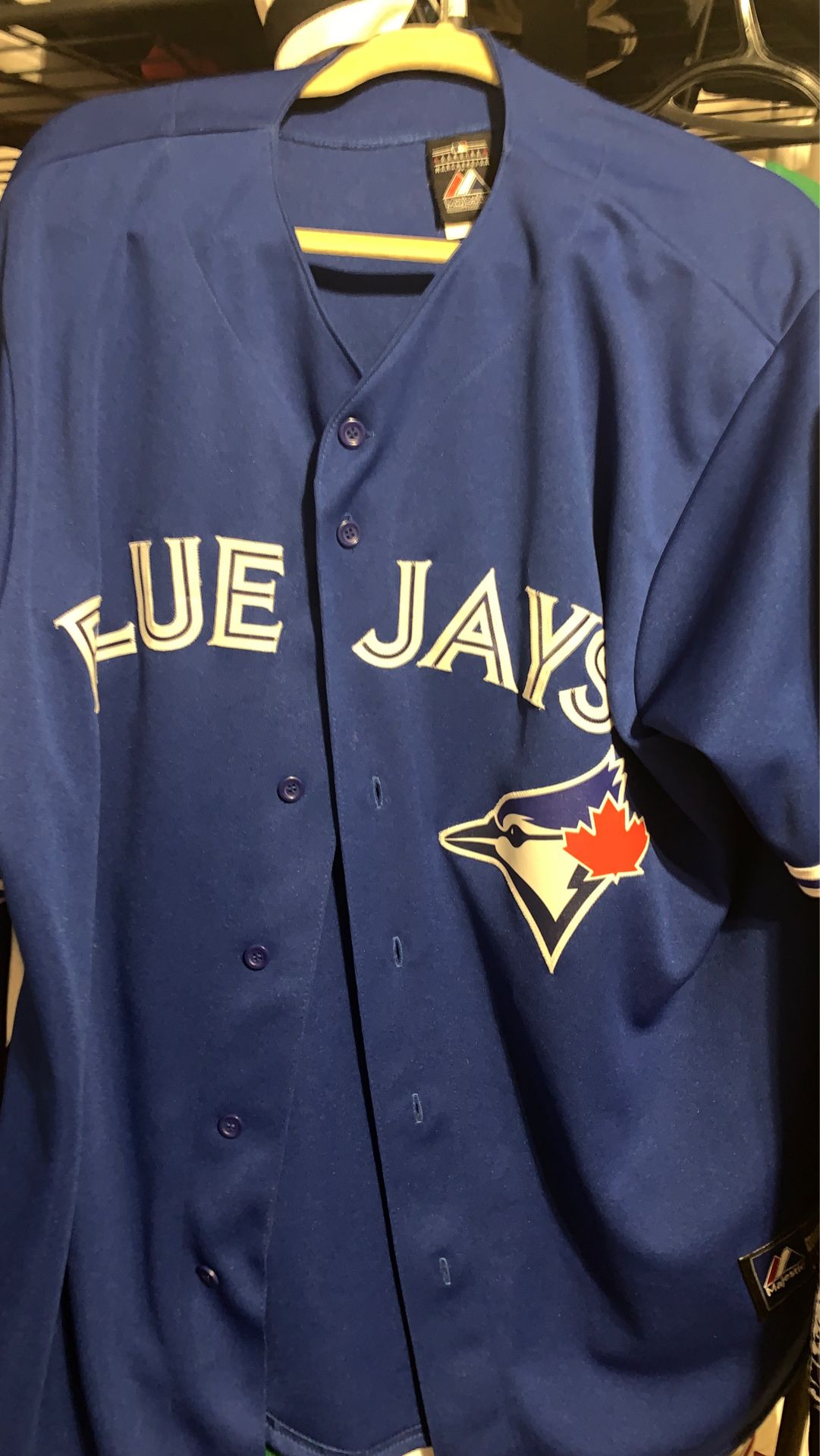 Blue jays jersey size XL