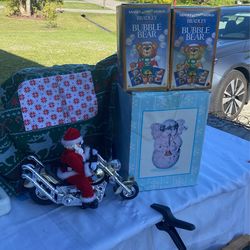 Christmas Decorations   , Many Items To Choose From Wreaths ,   Lights, Christmas Dinner Plates Etc 