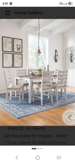Ashley skempton dining room set New!
