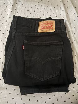 Black Levi Denim Pants Jeans