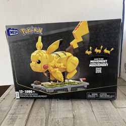 Mattel Mega Construx Pokémon Motion Pikachu Mechanized 1095 Pieces