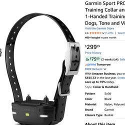 Garmin Sport Pro Bundle, Collar And Handheld