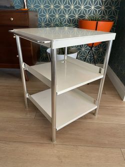 1960's Modern Steel Office Shelf