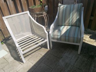 2 PATIO CHAIRS