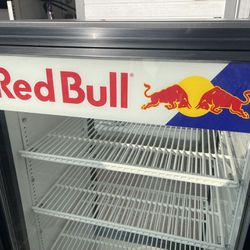 Authentic RED BULL Refrigerator- 2 Way Doors