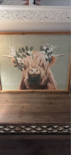 Highland photo and frame