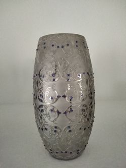 Platinum Coated High Quality Handcrafted Crystal Bowl