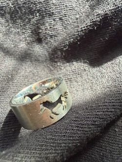 Wild Horses Laser Cut Ring