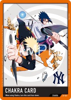BUY!NG ALL YANKEES NARUTO CP-001 CHAKRA PROMO CARDS. MUST BE SEALED.