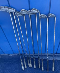 PING Zing Green Dot Iron Set ( Mint And) Lightly Used For Years … 3-9 Plus S, W … 9 Iron Set !! RH