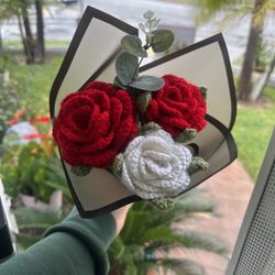 Handmade Crochet Rose 