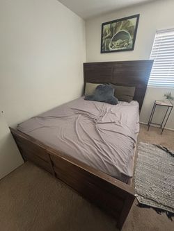 Wooden Queen bed frame