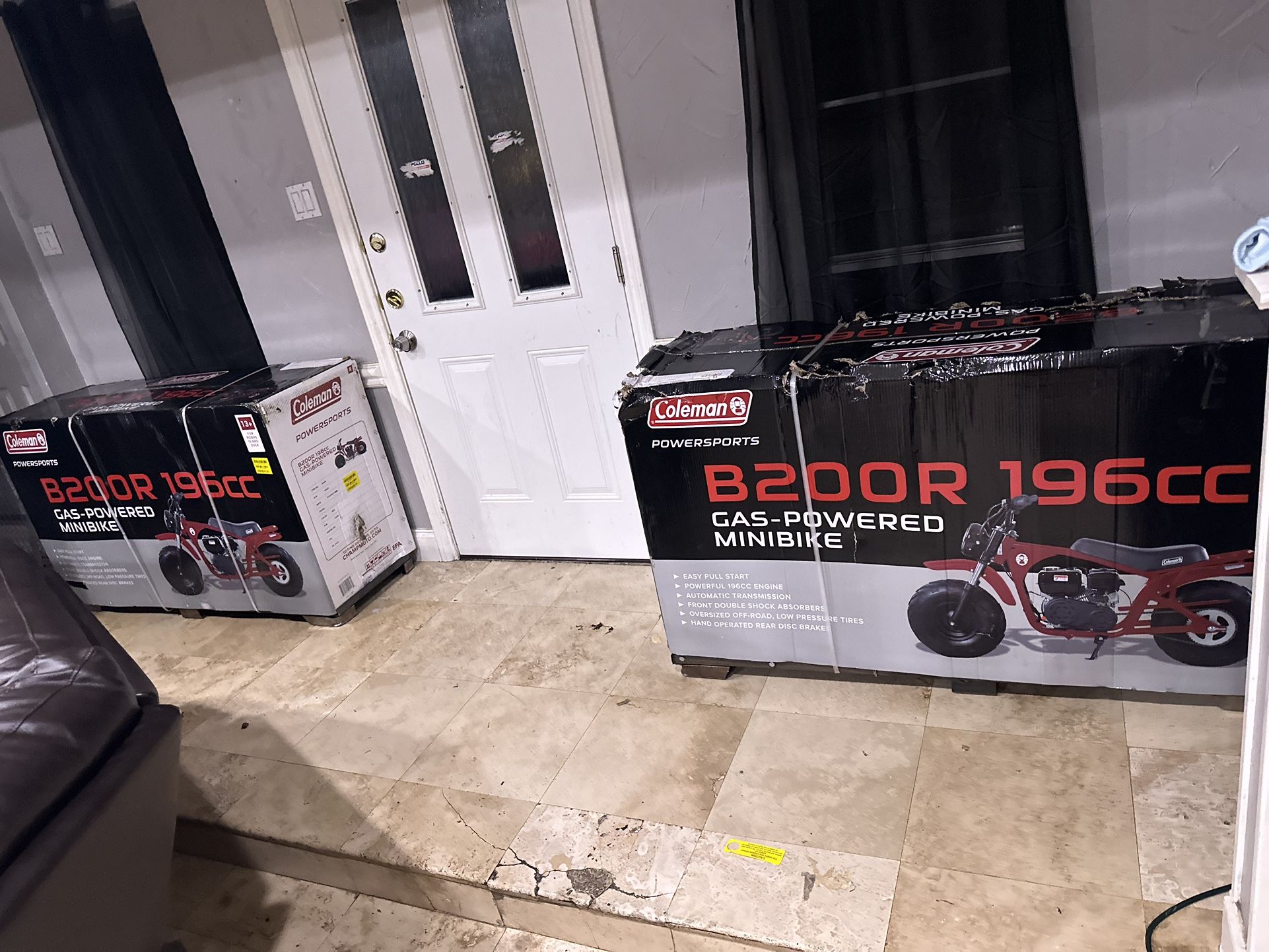 coleman b200r 196cc mini bike brand new in box