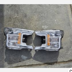 2018 Ford F-150 OEM Headlights (Left & Right Set) – Factory Halogen
