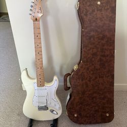 NEW Fender Standard Stratocaster Maple Neck Olympic White