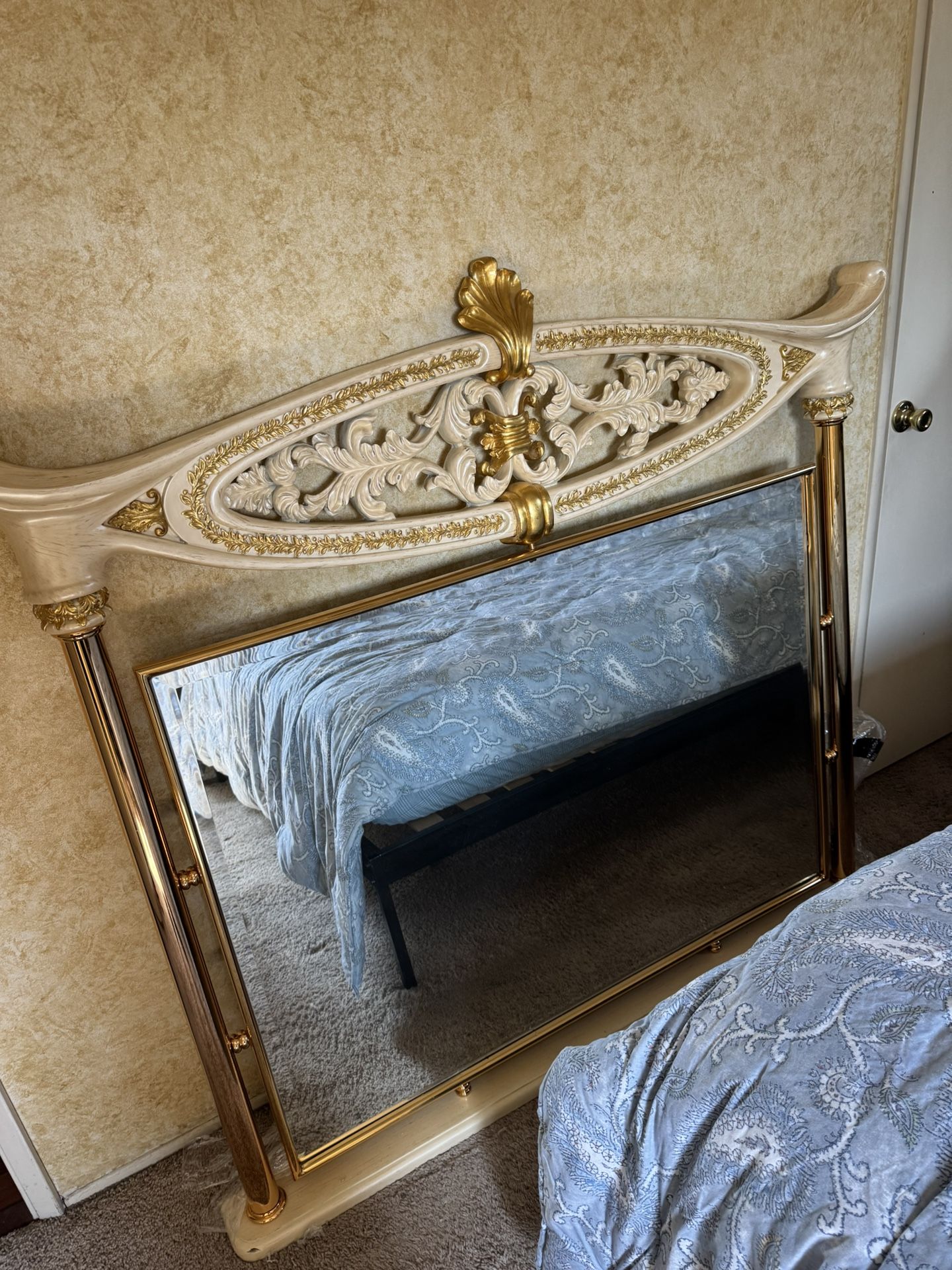 Headboard & Mirror Combo