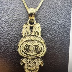 Labubu 10K Chain And Charm 1.88 Grams Gold