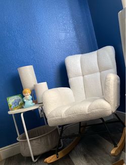 Rocking chair & night stand