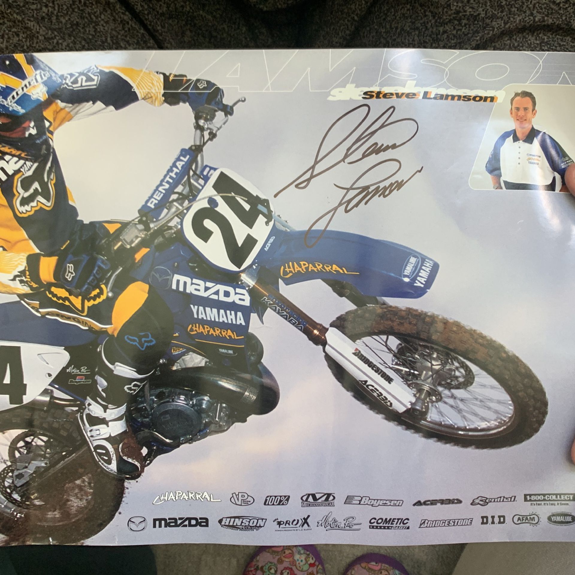 Steve Lamson Signed Poster